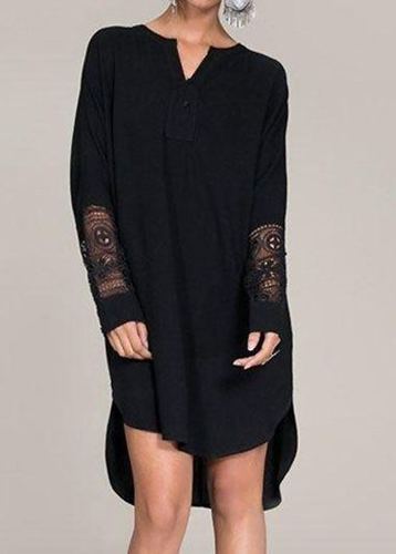 Black Shirt Dress