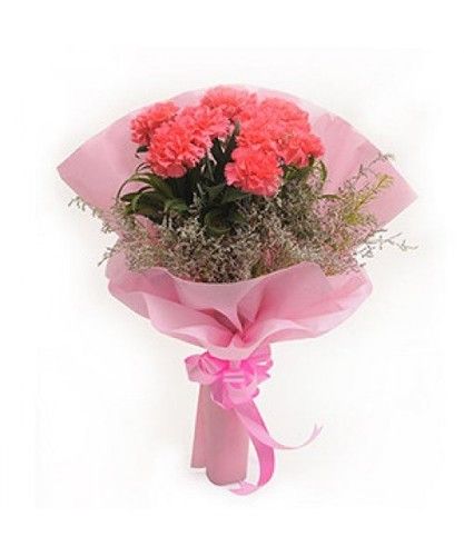 Designed Pink Carnations