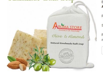 Olive and Almond Organic Bath Soap