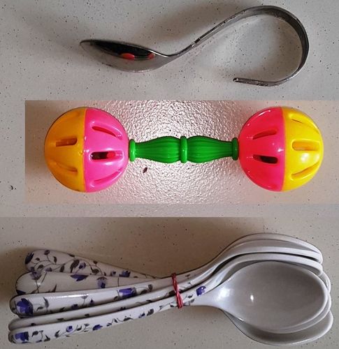 DEIC Spoon and Rattles