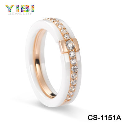 New Design Ceramic Jewelry Wedding Rings For Women