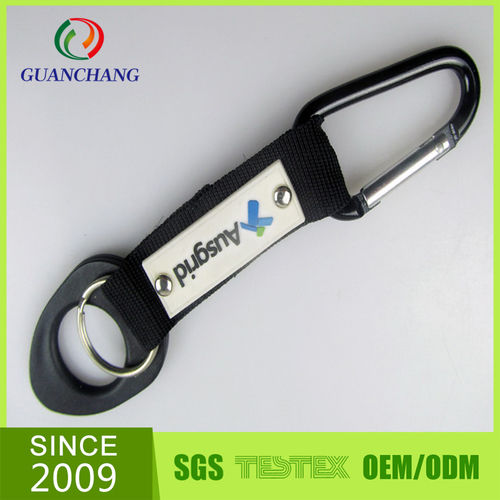 Polyester Printed Logo Key Chains