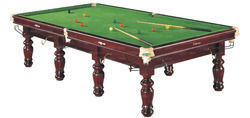 Snooker Table - Premium Quality, 12x6 Feet, Deep Green Felt Surface | Flawlessly Manufactured, Stringently Examined Before Shipment