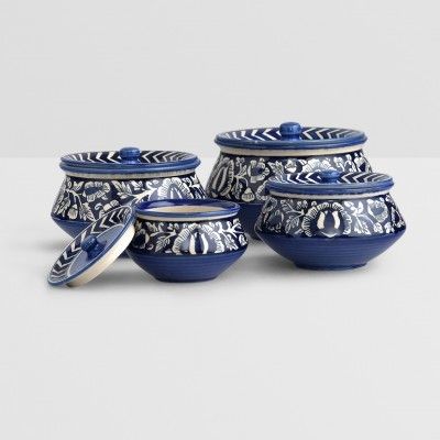 Blue Ceramic Handi Set