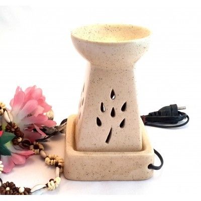 Ceramic Aroma Oil Burner (Hour Glass Shape)