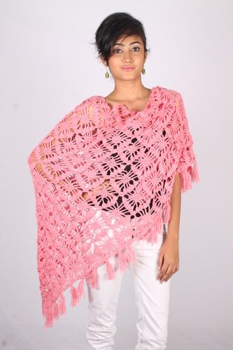 Abs Designer Hand Knitted Ladies Shawls