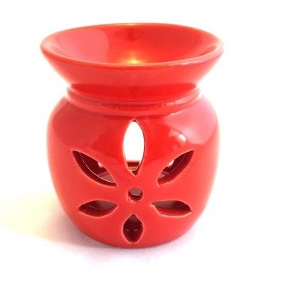 Red Ceramic Aroma Tea Light