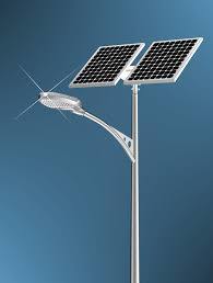 Solar Street Light - Durable Aluminum Frame, Energy Efficient LED Technology | Automated Lighting Controller, Light Dimming Feature for Enhanced Longevity