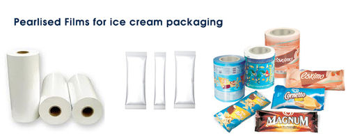  आइसक्रीम पैकेजिंग के लिए पर्लाइज्ड फिल्म