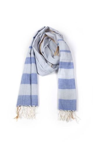Stole With Tonal Stripes