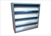 Acoustic Louver - Galvanized, Aluminum, Stainless Steel | Compact 200mm Depth, Innovative Aerofoil Blade Design, Optimal Airflow Performance