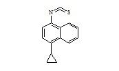 Lesinurad Impurity 17 (1-cyclopropyl-4-isothiocyanatonaphthalene)