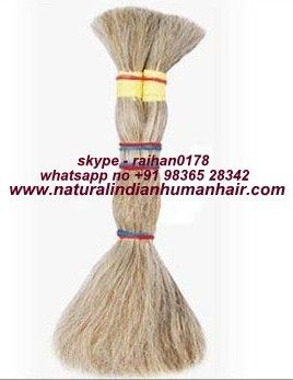 Non Remy Single Drawn Natural Blond Human Hair Extension