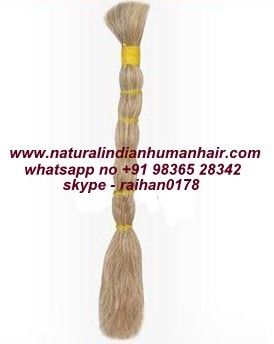 Virgin Blond Human Hair Extension