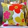 Floral Fun With These Multi Coloured Bright Cushion Covers In Silk