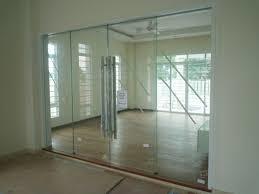 Transparent Rectangular Glass Doors