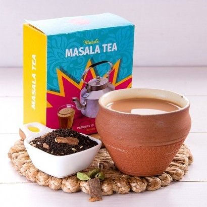 Masala Tea - Traditional Indian Blend Of Assam Teas And Exotic Kerala Herbs | Ayurvedic Recipe, Premium Quality, Authentic Flavor