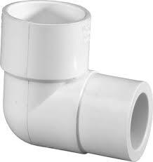 UPVC Reduce Elbow - Material: UPVC, Size: 1x1/2" to 3/4x1/2", Quality Assured, Easy to Use