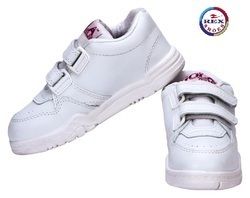 Rex Gola White School Shoes at Best 