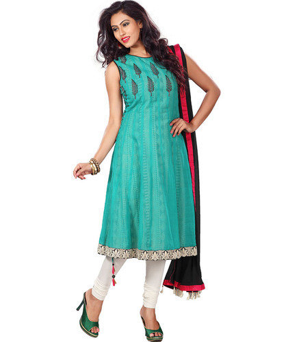 layered salwar suit