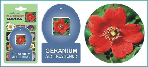 Geranium Air Freshener For Car And Home