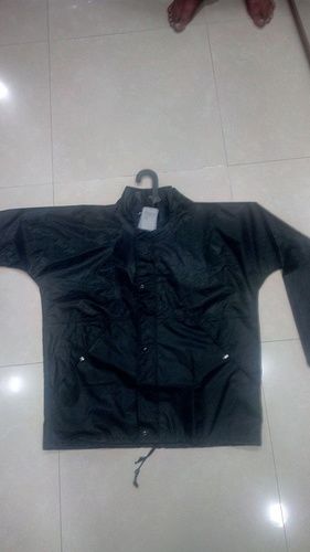 Rain Coat Color Black