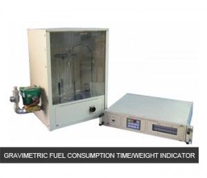 Gravimetric Fuel Meter - Electronic Weight and Time Indicator, LED Display with Keypad Control for Accurate Fuel Consumption Measurement