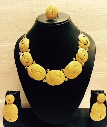 Designer Gold Necklace Set