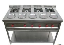 Four Burner Commercial Gas Stove