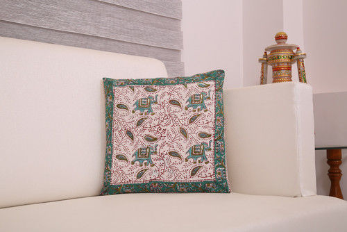 Cushion Cover Rapid Hand Block Animal Print