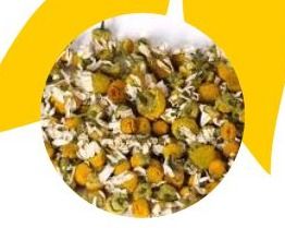 Chamomile Tea - Organic Herbal Infusion | Soothing Flavor, Calming Benefits, Anti-inflammatory, Anxiety Relief, Skin Health Support