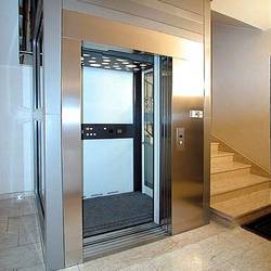 Dark Blue Glass Door Lifts