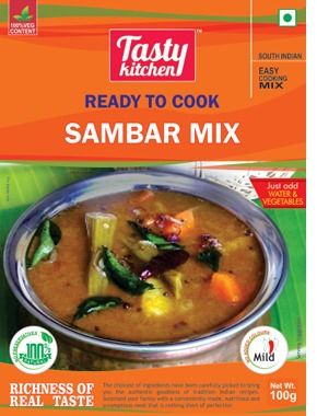 Sambar Mix - Authentic South Indian Spice Blend for Daily Cooking | Easy Preparation, Versatile Vegetable Pairings, Perfect for Rice and Snacks