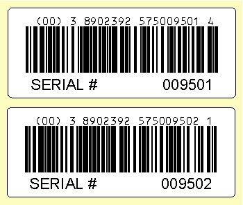 Custom Barcode Label 