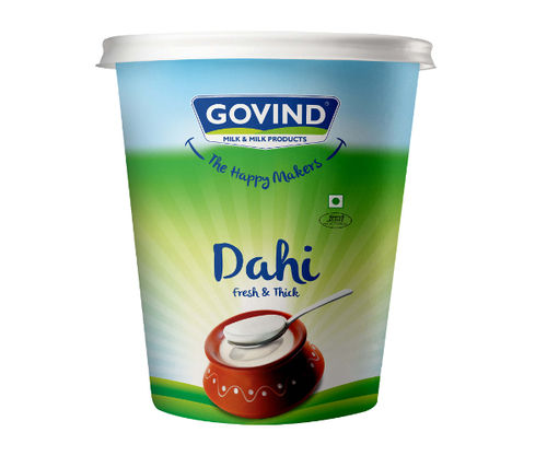 Dahi - 4-4.5% Fat Content, Semi-Soft Texture with Immune-Boosting Bacteria