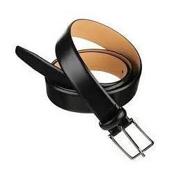 Black Leather Mens Belts