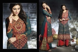 Ladies Bottle Green Suit
