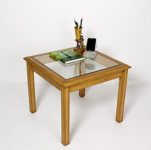 Mini Glass Top Table