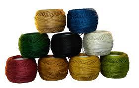 Cotton Embroidery Threads - Multiple Lengths & Counts, 600 Color Shades Including Space-Dyed Options