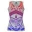 Womens Knitted Regular Fit Round Neck Graphic Tank Top