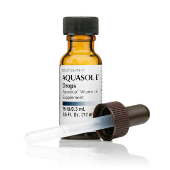 Aquasol E Drops (Aqueous Vitamin E Supplement)