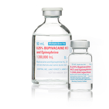 बुपिवैकेन हाइड्रोक्लोराइड और एपिनेफ्रीन इंजेक्शन