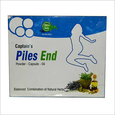 Herbal Piles End Medicine (Capsule Powder And Oil)