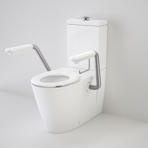 Care 800 Wall Faced Close Coupled Toilet Suite With Armrests