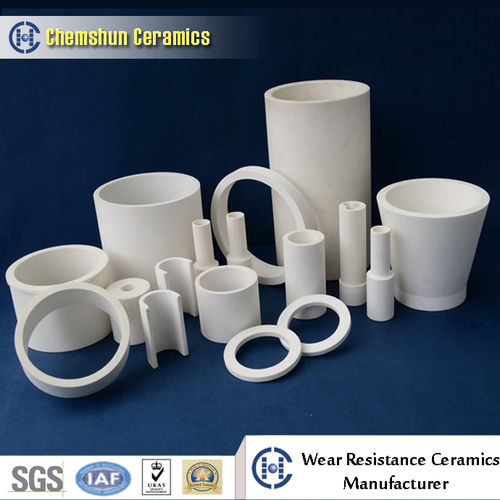 Wear Resistant Alumina Ceramic Cylinder ISO Pressed with Size 500mm