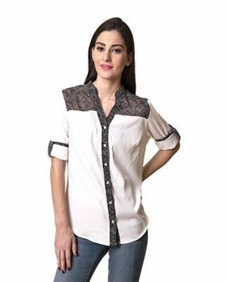 Womens Printed Formal Shirt