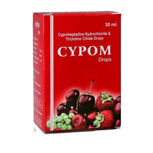 Cyproheptadine Hydrochloride Tricholine Citrate Drops