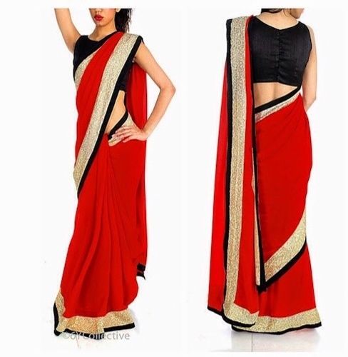 Red Saree Meraj Lathiya