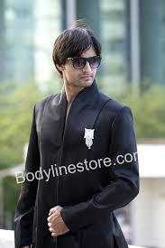 Black Indo Western Sherwani