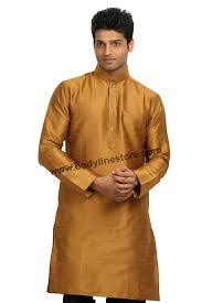 Gold Silk Kurta